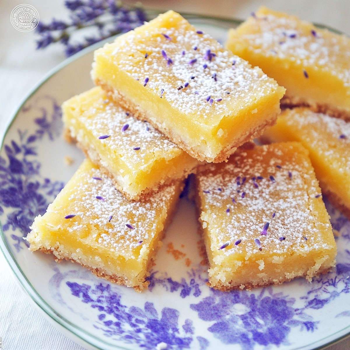 Tangy Lavender Lemon Bars Recipe