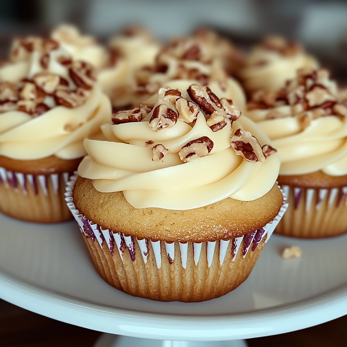 Heavenly Butter Pecan Cupcakes Recipe