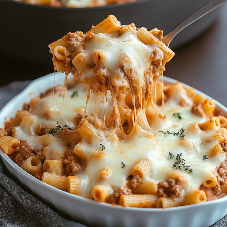Hearty Cheesy Baked Ziti Recipe