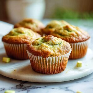 Moist Lemon Courgette Muffins Recipe
