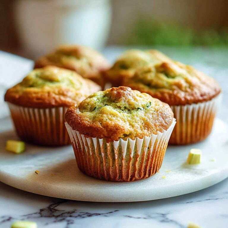 Moist Lemon Courgette Muffins Recipe