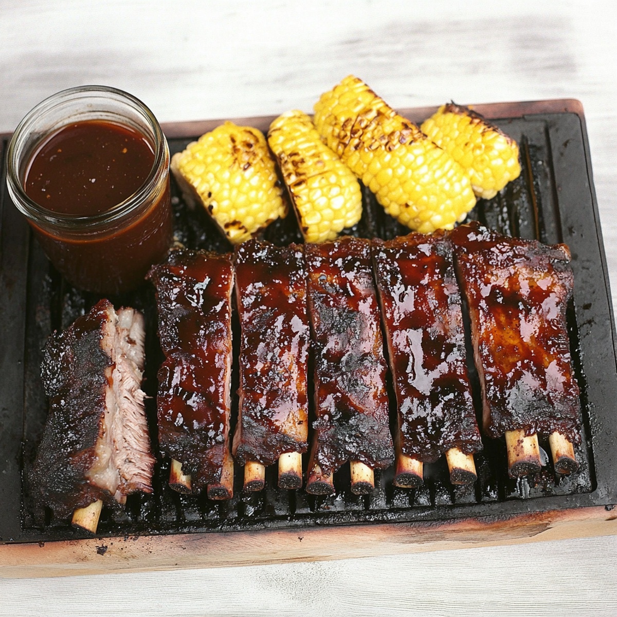 Smoky BBQ Ribs on the Grill Recipe