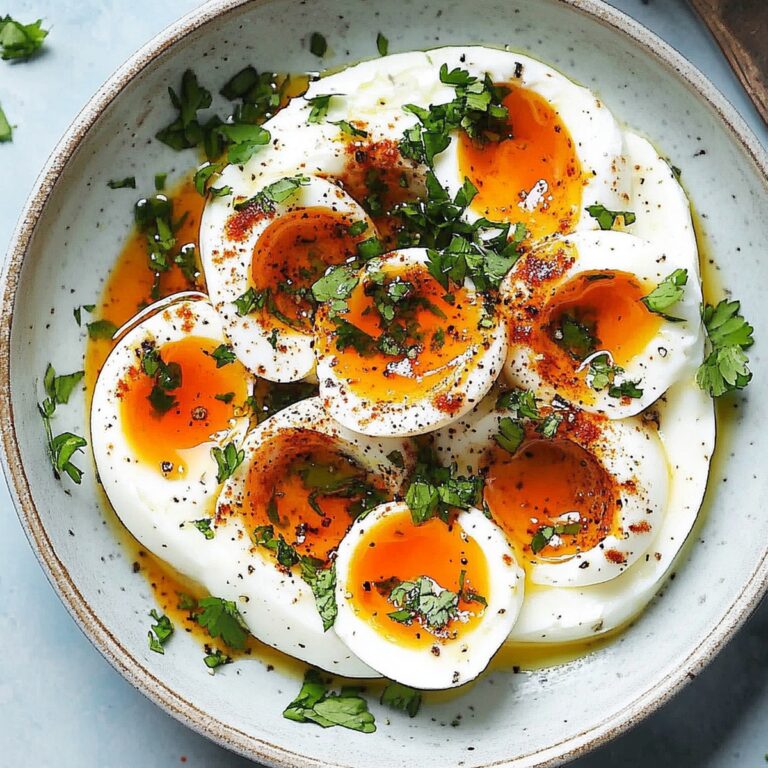 Silky Eggs with Chili Butter and Garlic Yogurt Recipe