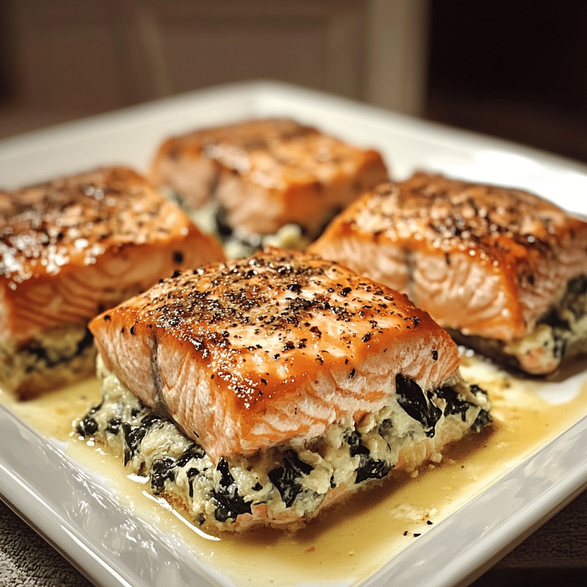 Succulent Stuffed Salmon Recipe