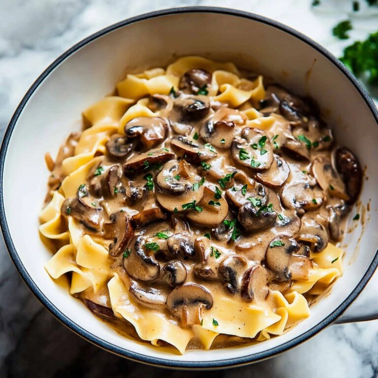 Hearty One Pot Mushroom Stroganoff Recipe