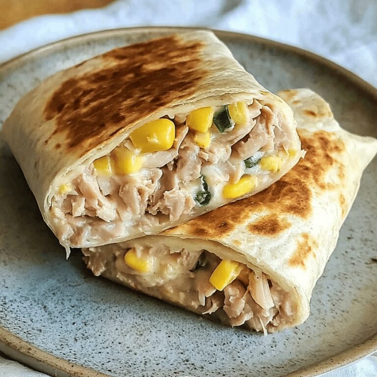 Tuna Melt Wrap Recipe
