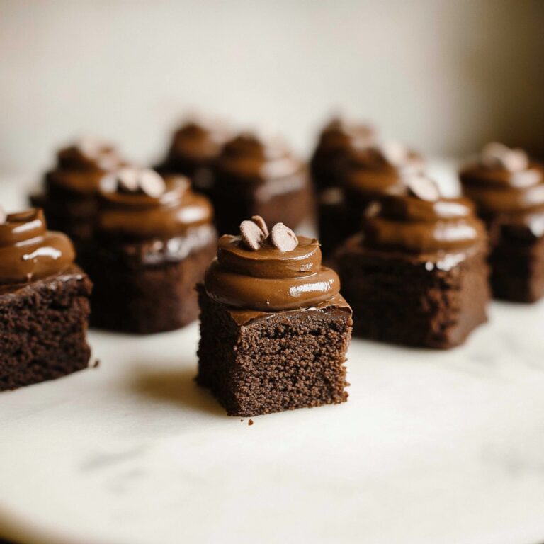 Elegant Brownie Petit Fours Recipe