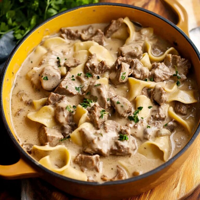 Hearty Slow-Cooker Beef Stroganoff Recipe