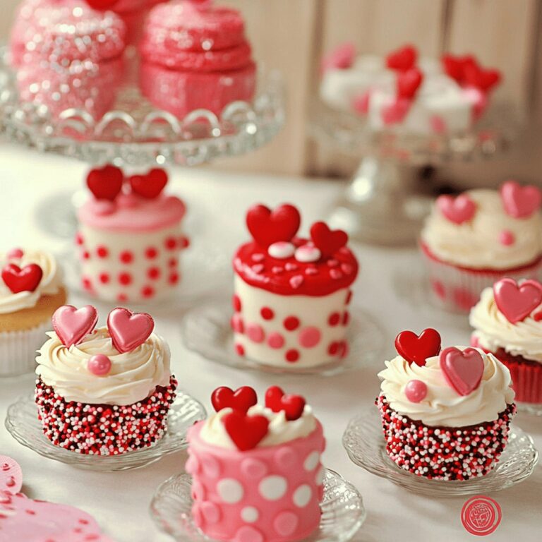 Easy Valentines Day Mini Cakes Recipe