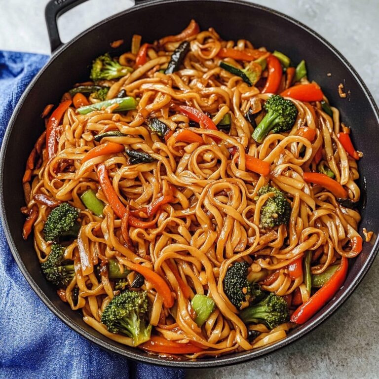 Colorful Veggie Lo Mein Recipe