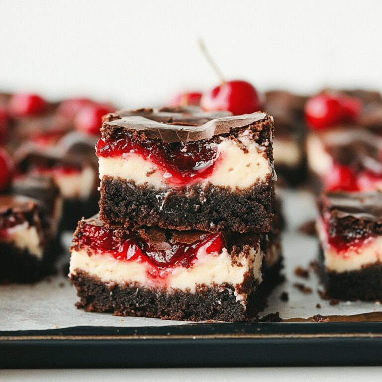 Cherry Cheesecake Brownies Recipe
