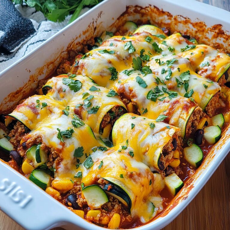 Cheesy Zucchini Enchilada Roll Ups Recipe