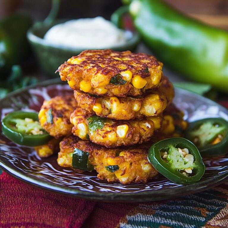 Crispy Jalapeno Popper Corn Fritters Recipe