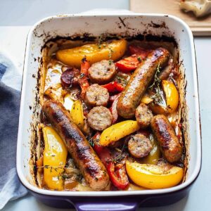 Effortless Sausage Traybake Recipe