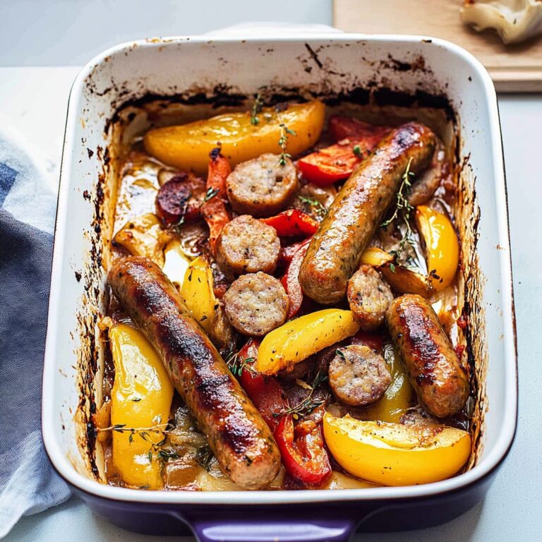 Effortless Sausage Traybake Recipe