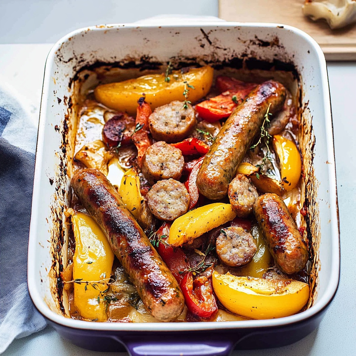 Effortless Sausage Traybake Recipe