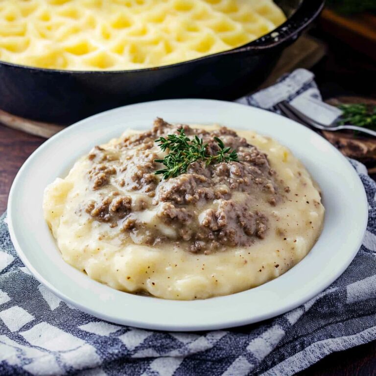 Hearty Creamed Hamburger Gravy Recipe