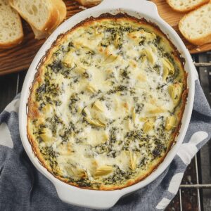Easy Spinach Artichoke Dip Recipe