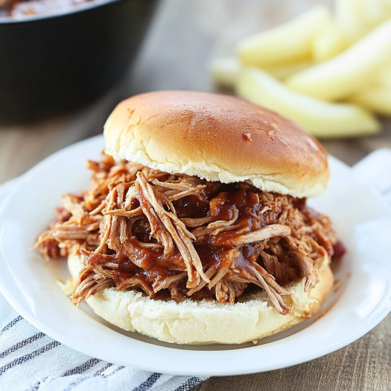 Tender Slow Cooker BBQ Pulled Pork Recipe