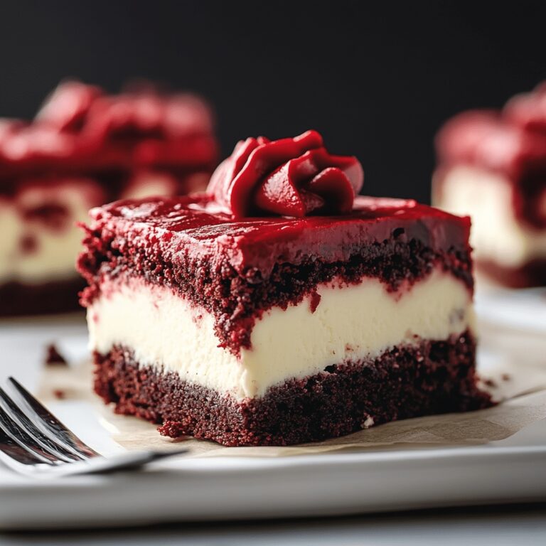 Red Velvet Cheesecake Brownies Recipe