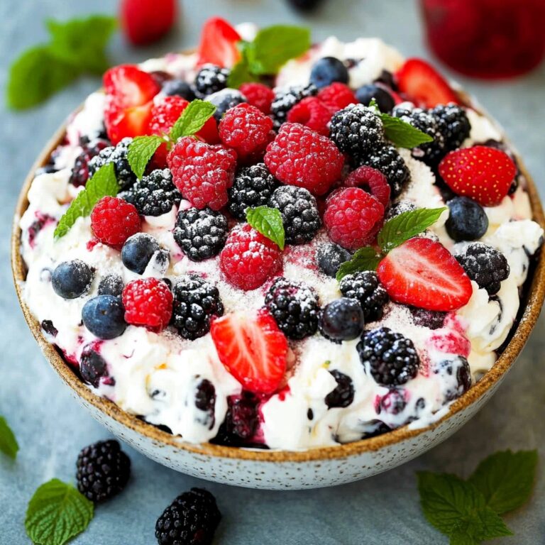 Vibrant Berry Cheesecake Salad Recipe