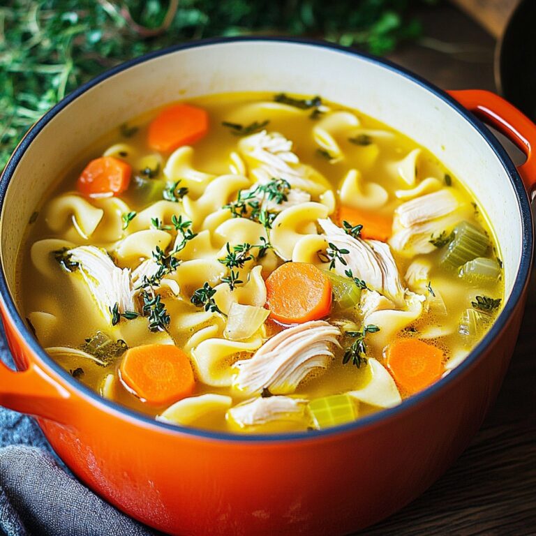 Comforting Chicken Noodle Soup Recipe