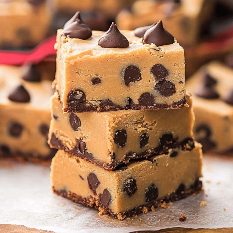 Peanut Butter Cookie Dough Bars Recipe
