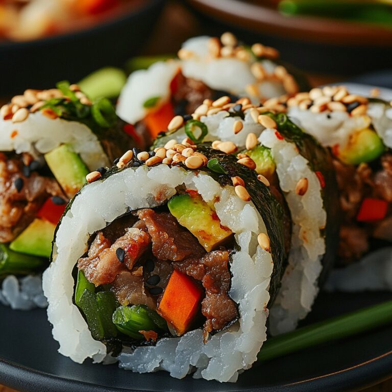 Mouthwatering Korean Bulgogi Sushi Rolls Recipe