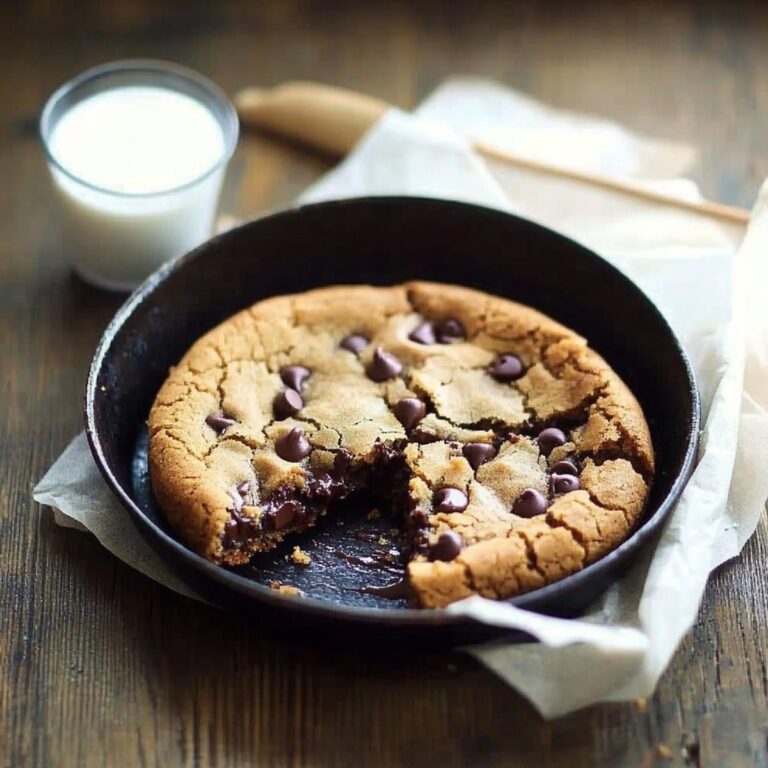 Gooey Chocolate Chip Cookie with Caramel Recipe
