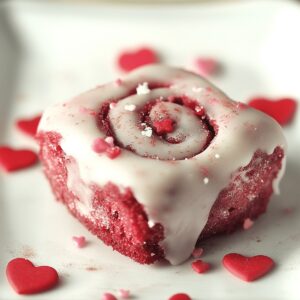 Red Velvet Valentines Cinnamon Rolls Recipe