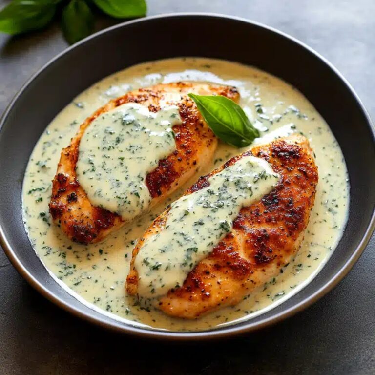 Chicken In Basil Cream Sauce Recipe