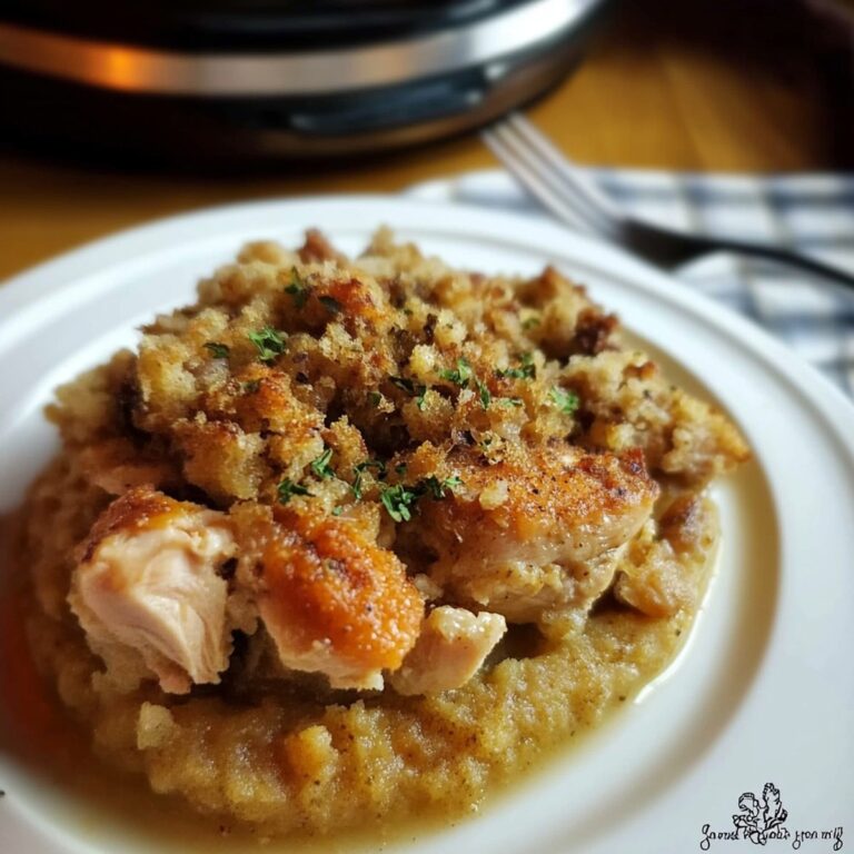 Hearty Slow Cooker Chicken And Stuffing Recipe