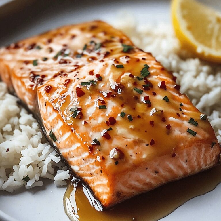 Hot Honey Glazed Salmon Recipe