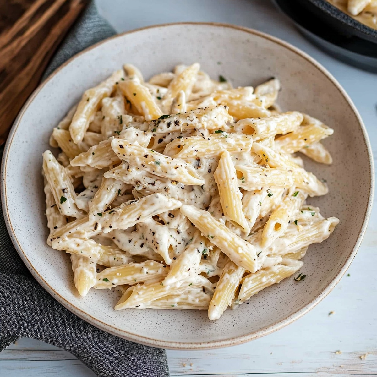 Silky Garlic Pasta Recipe