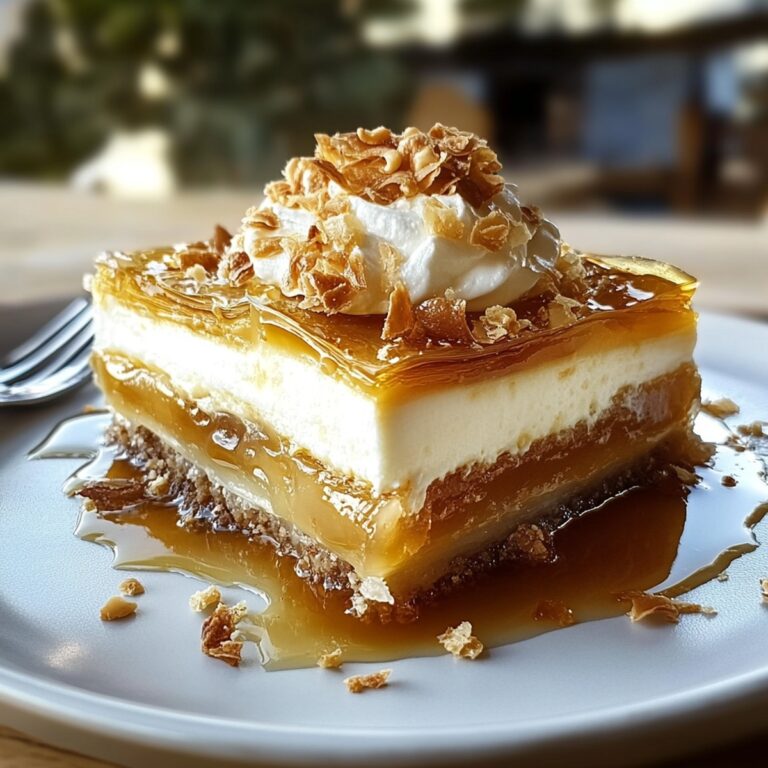 Silky Honey Baklava Cheesecake Recipe