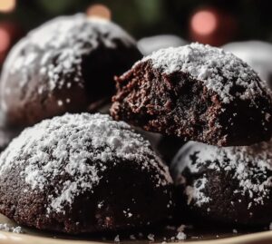 Double Chocolate Snowball Cookies Recipe