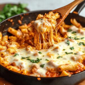 Chicken Parmesan Pasta Skillet Recipe