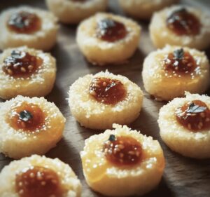 Cheesy Thumbprint Appetizers With Hot Pepper Jelly Recipe