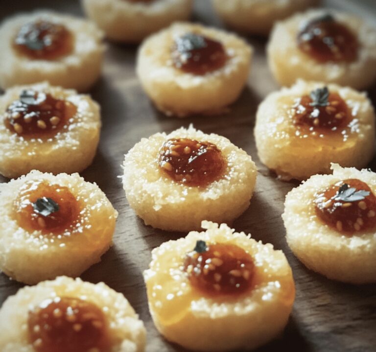 Cheesy Thumbprint Appetizers With Hot Pepper Jelly Recipe