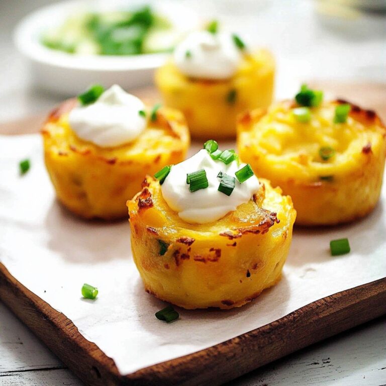 Crispy Mashed Potato Cups Recipe