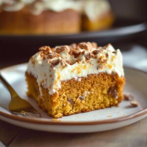 Moist Pumpkin Poke Cake Recipe
