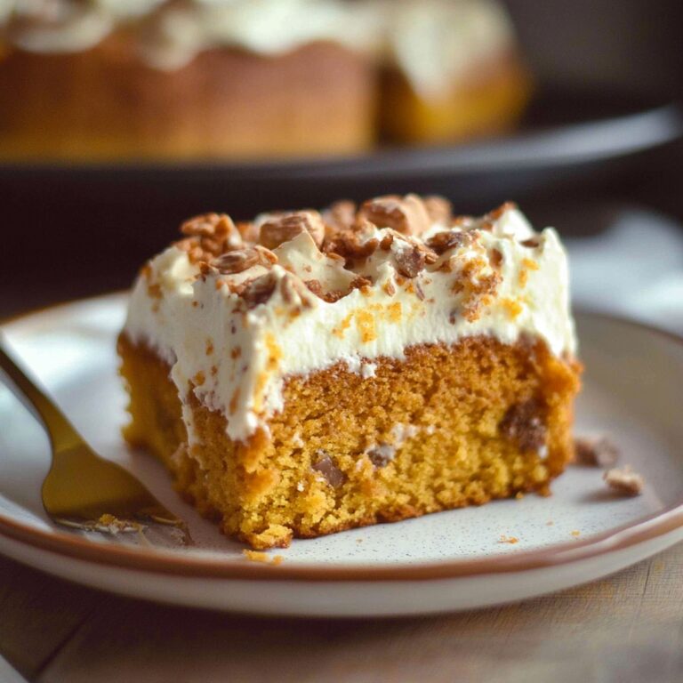 Moist Pumpkin Poke Cake Recipe