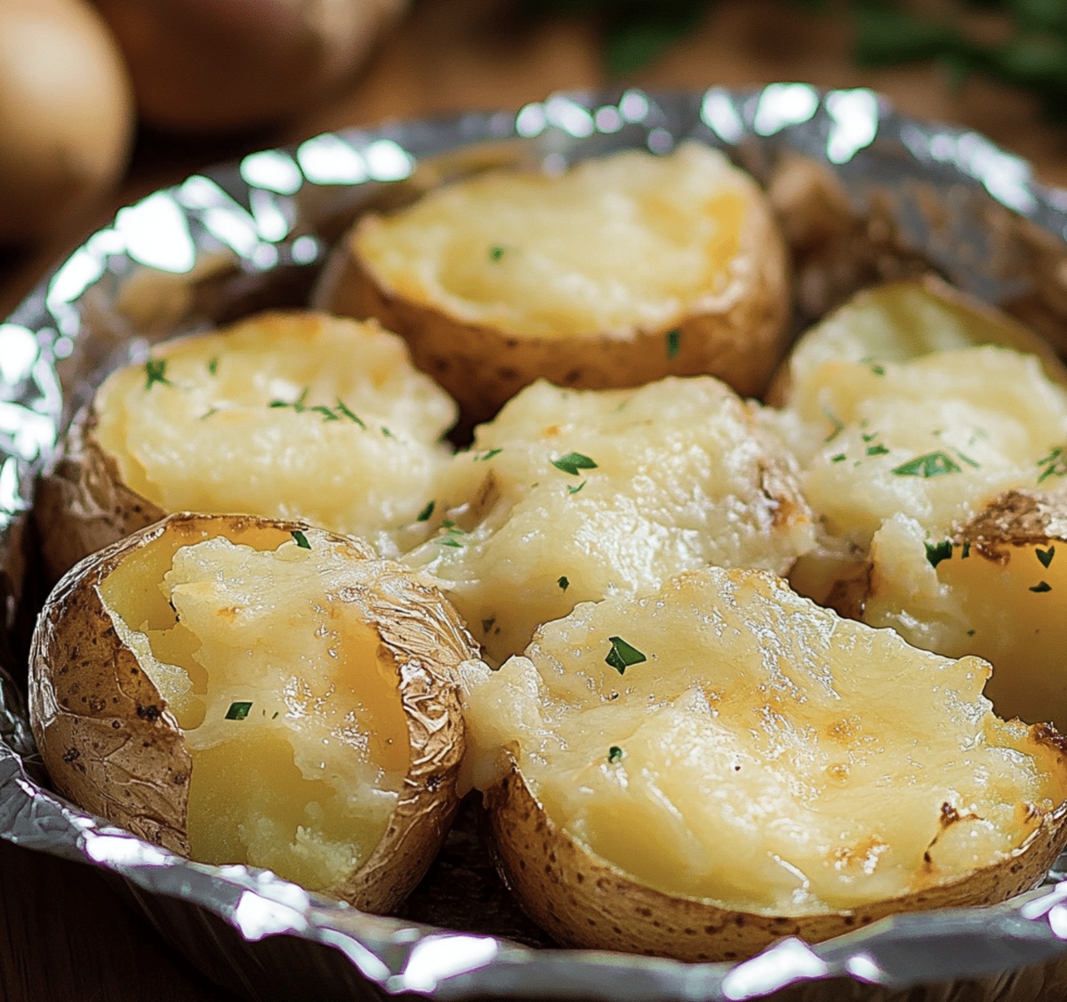 Parmesan Baked Potatoes Recipe