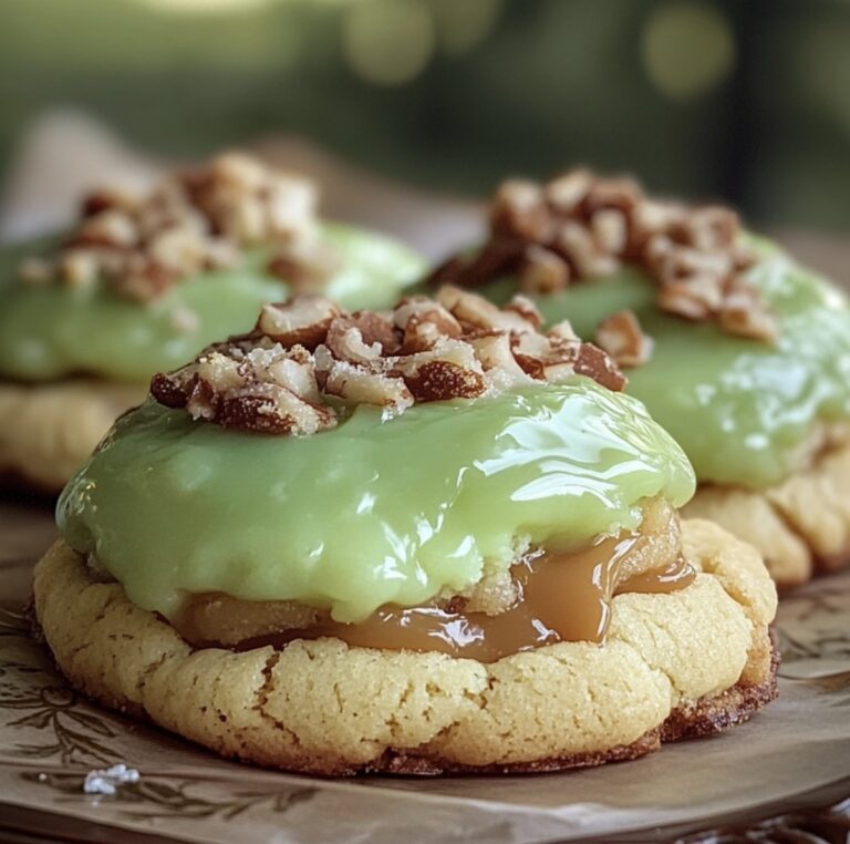 Gooey Cheesecake-Stuffed Caramel Apple Cookies Recipe
