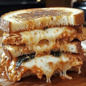 Crispy Chicken Parmesan Grilled Cheese Sandwich Recipe