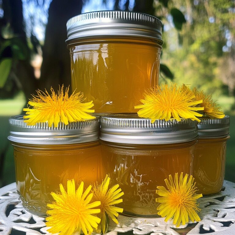 Sunny Dandelion Jelly Recipe