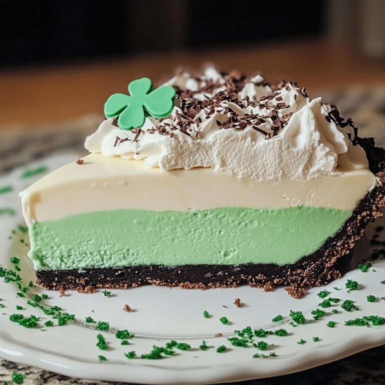 Dreamy Shamrock Mint Milkshake Pie Recipe