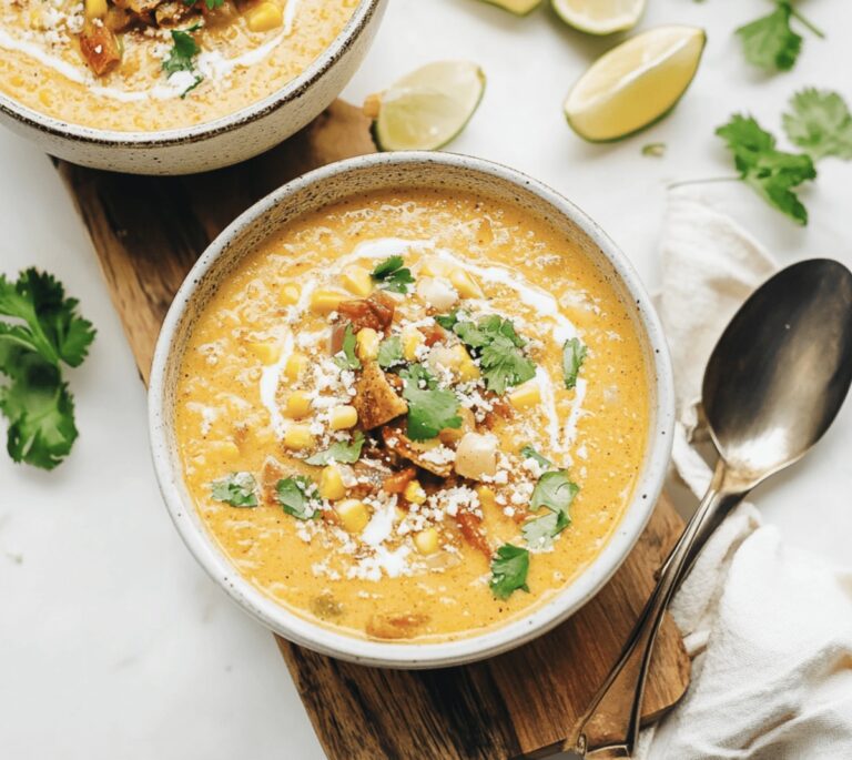 Slow Cooker Mexican Street Corn Soup Recipe