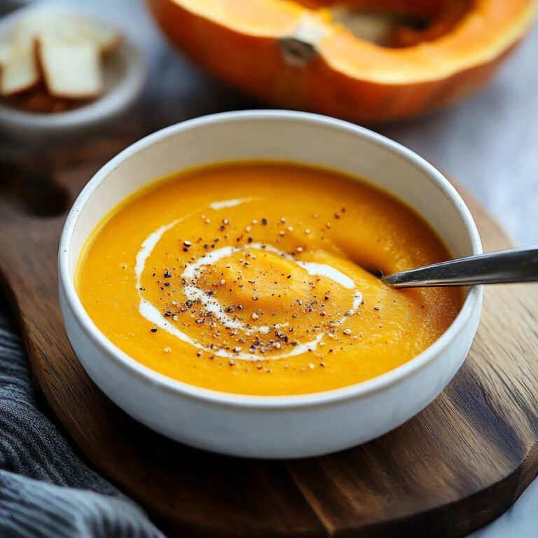 Velvety Butternut Squash Soup Recipe