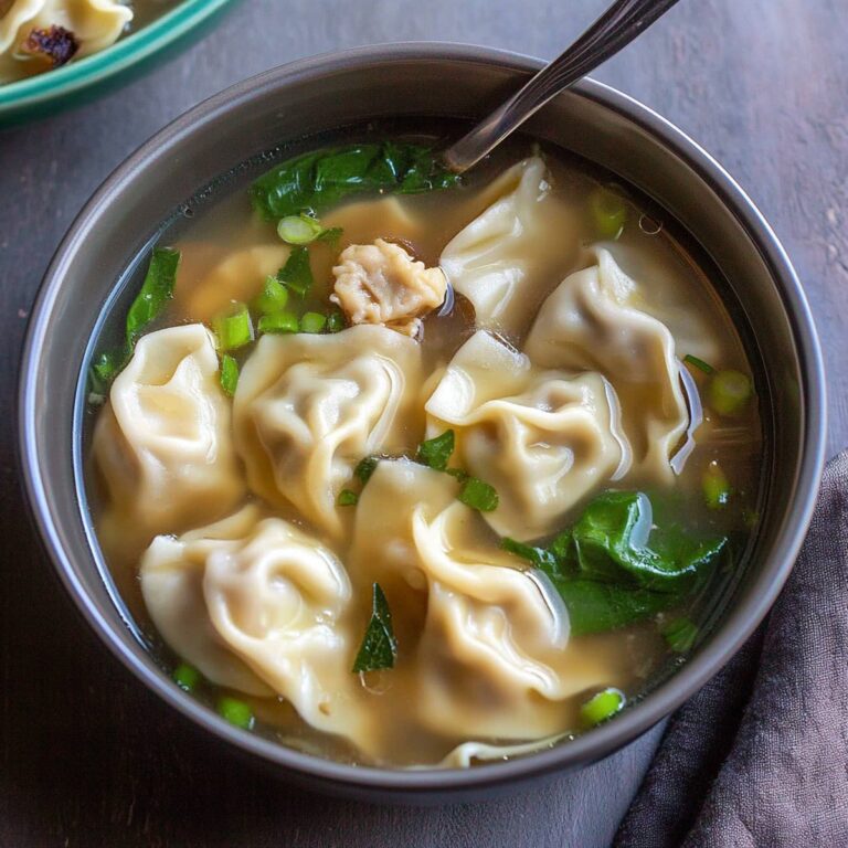 Hearty Wonton Soup Recipe